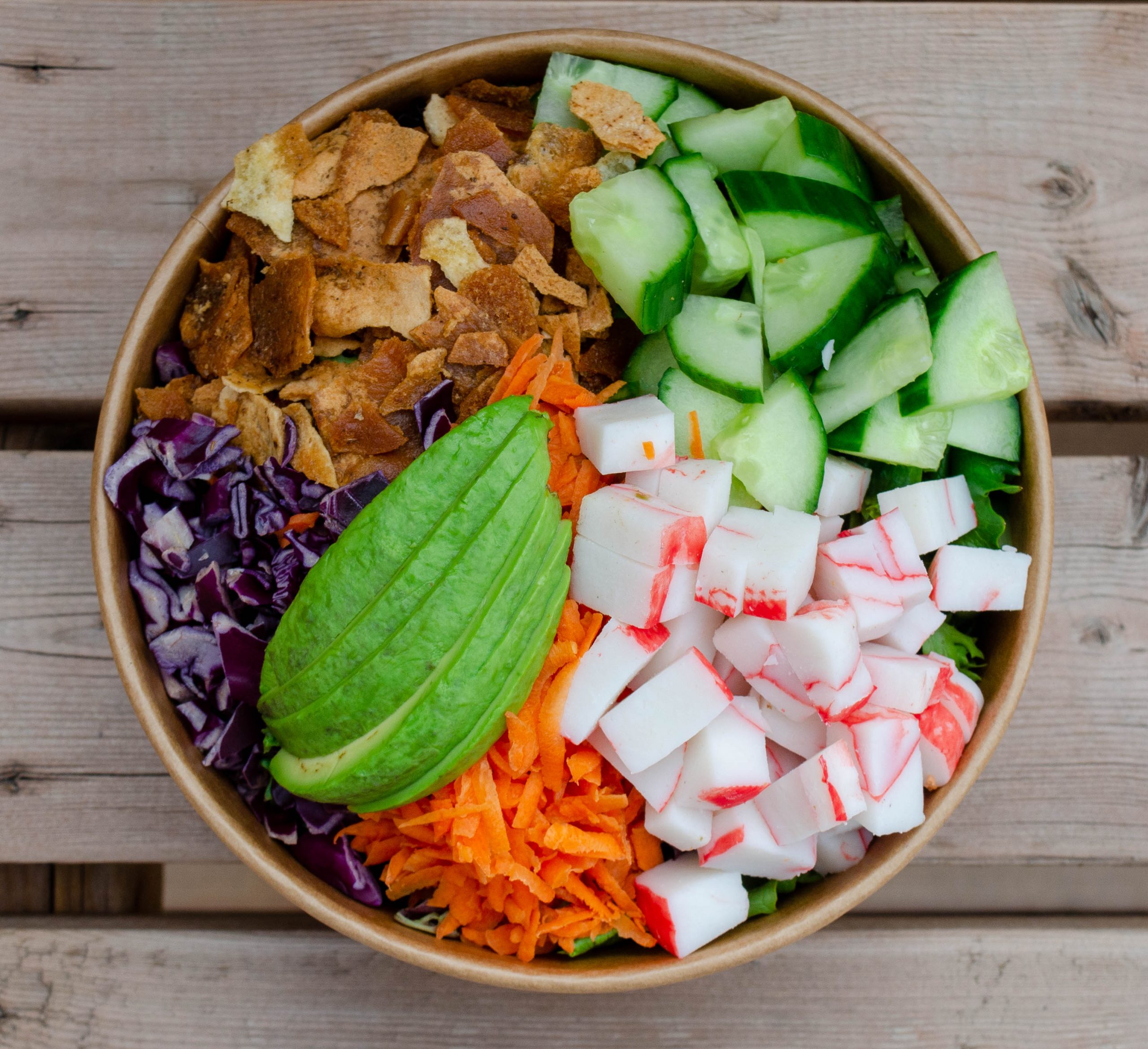 Crab Cobb bowl - ChloeSalad English